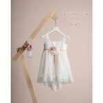 Piccolino Βαπτιστικό Φόρεμα για Κορίτσι DR24S133 Maria Ivory