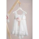 Piccolino Βαπτιστικό Φόρεμα για Κορίτσι DR24S133 Maria Ivory
