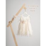Piccolino Βαπτιστικό Φόρεμα για Κορίτσι DR24S134 Veronica Nude