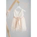 Piccolino Βαπτιστικό Φόρεμα για Κορίτσι DR24S134 Veronica Nude