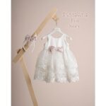 Piccolino Βαπτιστικό Φόρεμα για Κορίτσι DR24S140 Eva Ivory