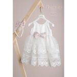 Piccolino Βαπτιστικό Φόρεμα για Κορίτσι DR24S140 Eva Ivory