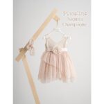 Piccolino Βαπτιστικό Φόρεμα για Κορίτσι DR25S146 Augusta Champagne