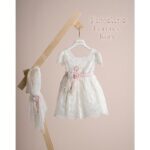 Piccolino Βαπτιστικό Φόρεμα για Κορίτσι DR25S147 Florence Ivory