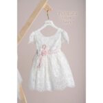 Piccolino Βαπτιστικό Φόρεμα για Κορίτσι DR25S147 Florence Ivory