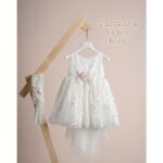 Piccolino Βαπτιστικό Φόρεμα για Κορίτσι DR25S150 Michele Ivory
