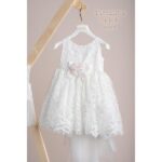 Piccolino Βαπτιστικό Φόρεμα για Κορίτσι DR25S150 Michele Ivory