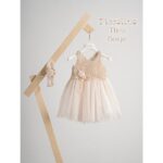 Piccolino Βαπτιστικό Φόρεμα για Κορίτσι DR25S153 Thea Beige