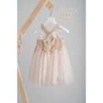 Piccolino Βαπτιστικό Φόρεμα για Κορίτσι DR25S153 Thea Beige