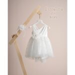 Piccolino Βαπτιστικό Φόρεμα για Κορίτσι DR25S154 Zoe Ivory