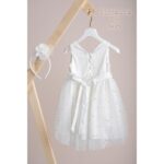 Piccolino Βαπτιστικό Φόρεμα για Κορίτσι DR25S154 Zoe Ivory