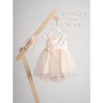 Piccolino Βαπτιστικό Φόρεμα για Κορίτσι DR25S154 Zoe Peach