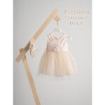 Piccolino Βαπτιστικό Φόρεμα για Κορίτσι DR25S156 Constance Peach