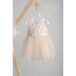 Piccolino Βαπτιστικό Φόρεμα για Κορίτσι DR25S156 Constance Peach