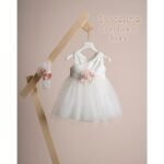 Piccolino Βαπτιστικό Φόρεμα για Κορίτσι DR25S156 Constance Ivory