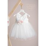 Piccolino Βαπτιστικό Φόρεμα για Κορίτσι DR25S156 Constance Ivory