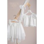 Piccolino Βαπτιστικό Φόρεμα για Κορίτσι DR25S157 Isabelle Ivory