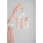 Piccolino Βαπτιστικό Φόρεμα για Κορίτσι DR25S157 Isabelle Powder