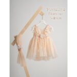 Piccolino Βαπτιστικό Φόρεμα για Κορίτσι DR25S158 Filomena Salmon