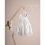 Piccolino Βαπτιστικό Φόρεμα για Κορίτσι DR25S163 Valerie Ivory