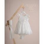 Piccolino Βαπτιστικό Φόρεμα για Κορίτσι DR25S165 Silvia Ivory