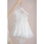 Piccolino Βαπτιστικό Φόρεμα για Κορίτσι DR25S165 Silvia Ivory