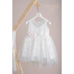 Piccolino Βαπτιστικό Φόρεμα για Κορίτσι DR25S168 Salina Ivory