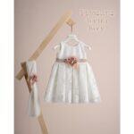 Piccolino Βαπτιστικό Φόρεμα για Κορίτσι DR25S169 Marilita Ivory