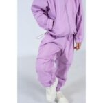 Σετ ζακέτα bomber-παντελόνι για κορίτσι σε χρώμα λιλά Minimo MJ36000-00413