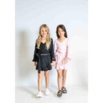 Παιδικό σετ πουκαμίσα-φούστα για κορίτσι μαύρο Minimo MJ36022-00383