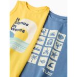 Μπλουζάκια αμάνικα 2pack για αγόρι σε χρώμα κίτρινο-μπλε Zippy ZKBAP0303_25025_1