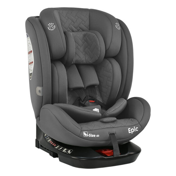 Κάθισμα Αυτοκινήτου Epic Isofix I-size 360° Smoked Grey Bebe Stars 921-186