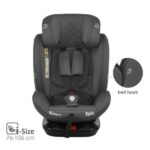 Κάθισμα Αυτοκινήτου Epic Isofix I-size 360° Smoked Grey Bebe Stars 921-186