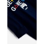 Μπλούζα μακό μακρυμάνικη για αγόρι μπλε Funky 225-306106-2