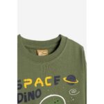 Μπλούζα μακό μακρυμάνικη για αγόρι χακί Funky 225-306121-2