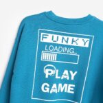 Σετ φόρμες φούτερ για αγόρι μπλε-μαύρο FUNKY 226-117115-1