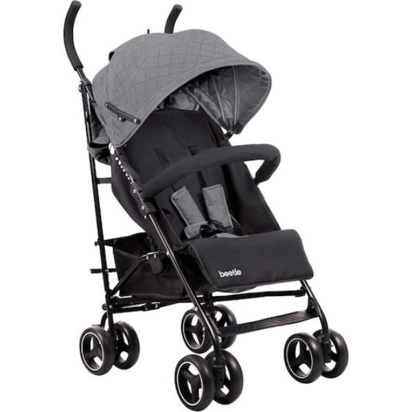 Καρότσι Περιπάτου μπαστούνι Beetle Grey Kikka Boo 31001030173