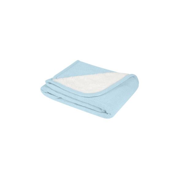 Πλεκτή Κουβέρτα Αγκαλιάς Sherpa Dream Big Blue 75x100 Kikka Boo 31103010047