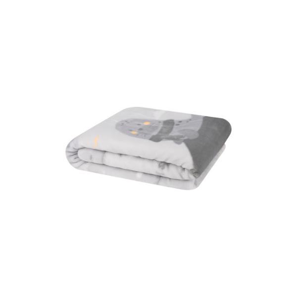 Κουβέρτα κούνιας μαλακή sherpa 110×140cm Seally Me Γκρι Kikka Boo 31103020156