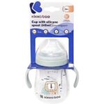 Kikka Boo Εκπαιδευτικό Κύπελο Σιλικόνης Savanna Mint 240ml 31302030062