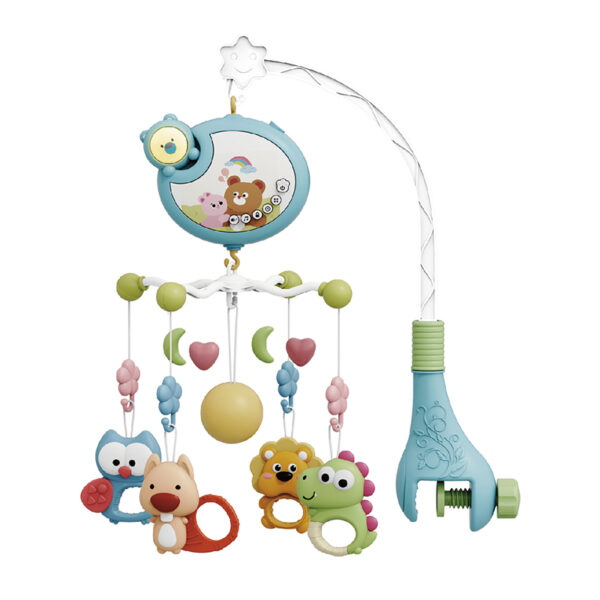 Μουσικό Κρεβατιού Με Φως Cartoon Bear Blue Bebe Stars 860-130