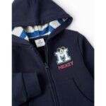 Βρεφική φούτερ ζακέτα για αγόρι μπλε Mickey Zippy ZBBAP0201_25019