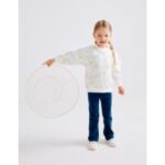 Σετ φούτερ μπλούζα-κολάν για κορίτσι σε χρώμα εκρού-μπλε Zippy ZKGAP0601_25003