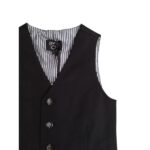 Γιλέκο υφασμάτινο για αγόρι μαύρο GANG 124540