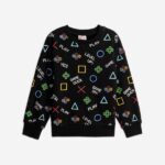 Μπλούζα φούτερ μακρυμάνικη για αγόρι μαύρο Funky 225-392104-2