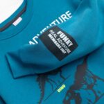 Σετ φόρμες φούτερ για αγόρι μπλε κυανό-ανθρακί FUNKY 226-117107-1