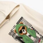 Μπλούζα φούτερ μακρυμάνικη για αγόρι εκρού Funky 226-192106-1