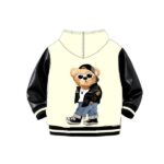 Τζάκετ φούτερ προβατάκι αγόρι εκρού-μαύρο Funky 226-309100-1