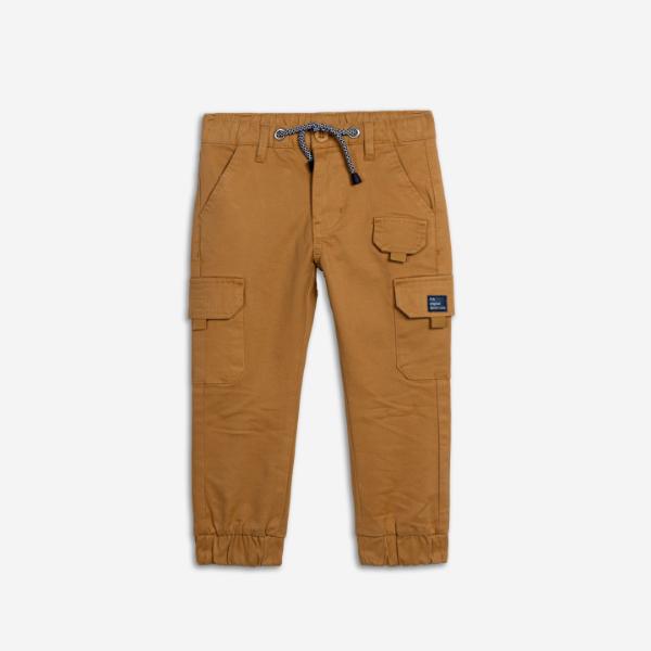 Παντελόνι cargo για αγόρι σε χρώμα camel FUNKY 226-311101-4