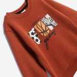 Σετ φόρμες για αγόρι κεραμιδί-μαύρο Funky 226-317127-1